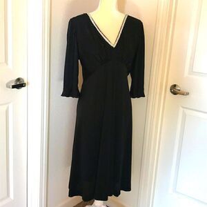 VTG Claralura Original California Woman Dress Black Size L Approximately